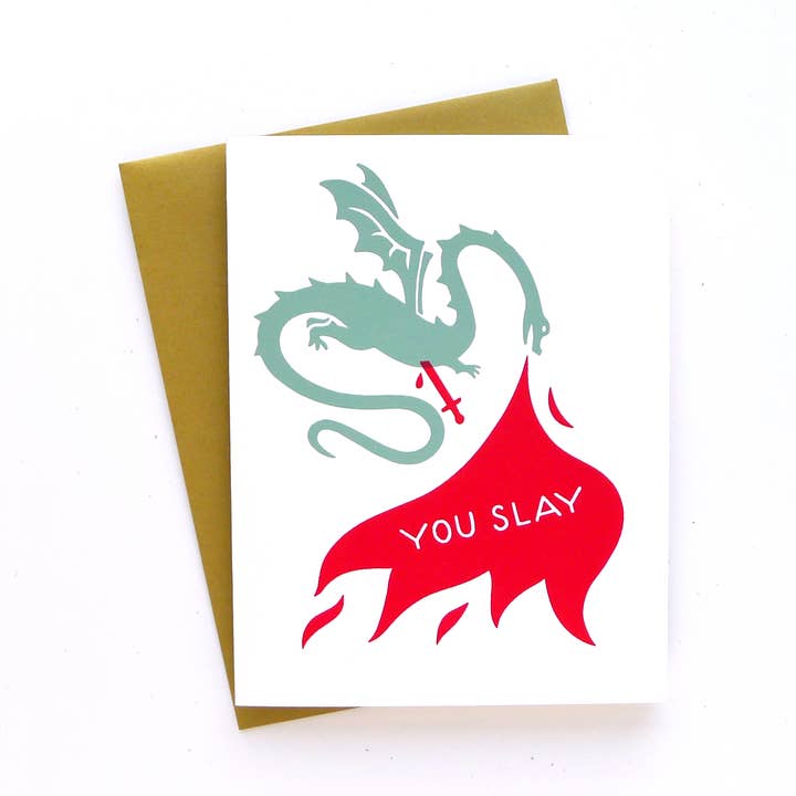 Carte You Slay pour la vente par Middle Dune