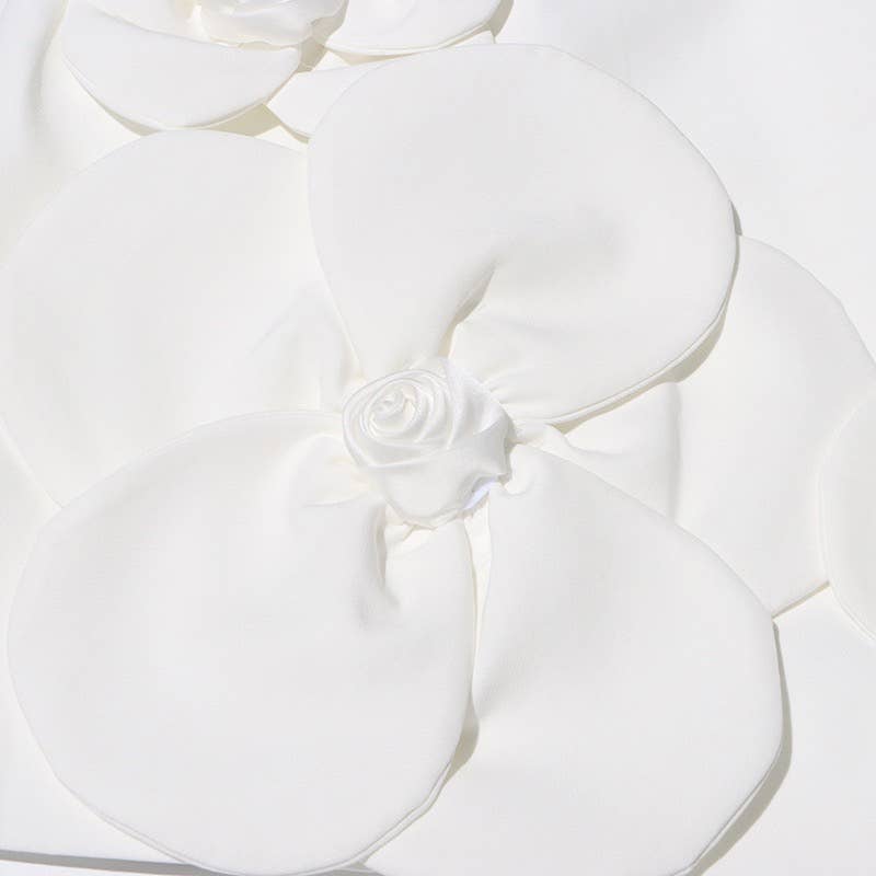 Productseeker - Wholesale Dress - Women's - DR575Y Elegant 3D Floral Tube Top Short Summer Dress11