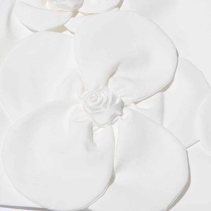 Productseeker - Wholesale Dress - Women's - DR575Y Elegant 3D Floral Tube Top Short Summer Dress11