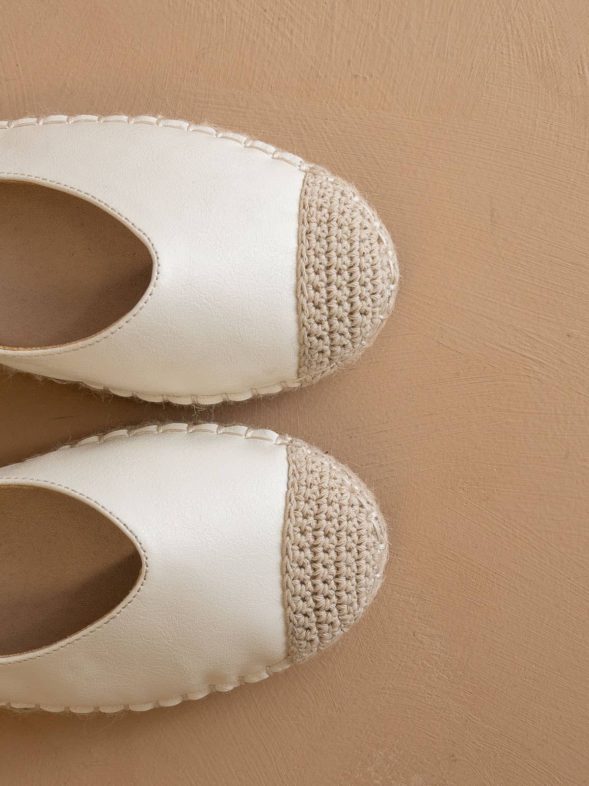 The Massa White | Ballet Inspired Espadrille Flat for wholesale on Faire3