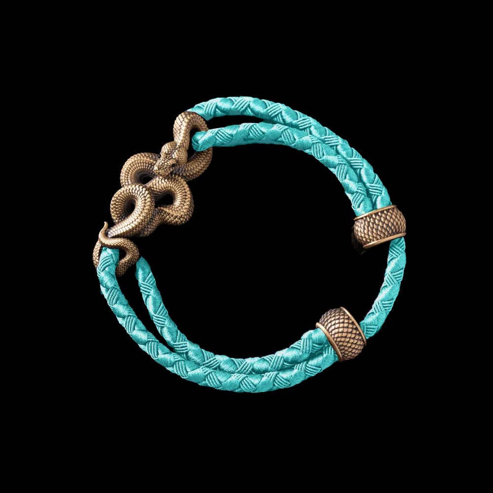 Coppertist.wu - Wholesale Woven/Braided Bracelet - Tree Boa Rope Bracelet - Brass31