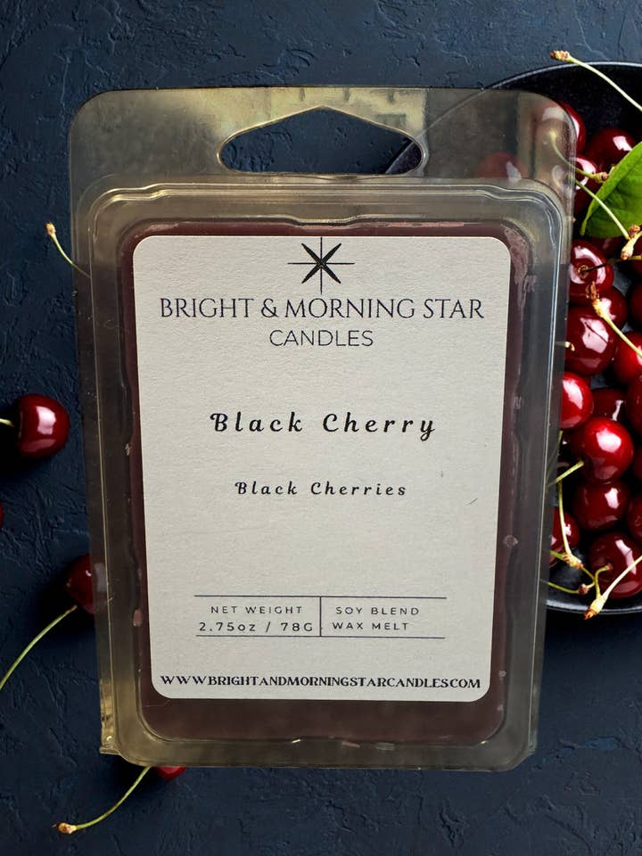 Black Cherry Wax Melt for wholesale by BRIGHT AND MORNING STAR CANDLES