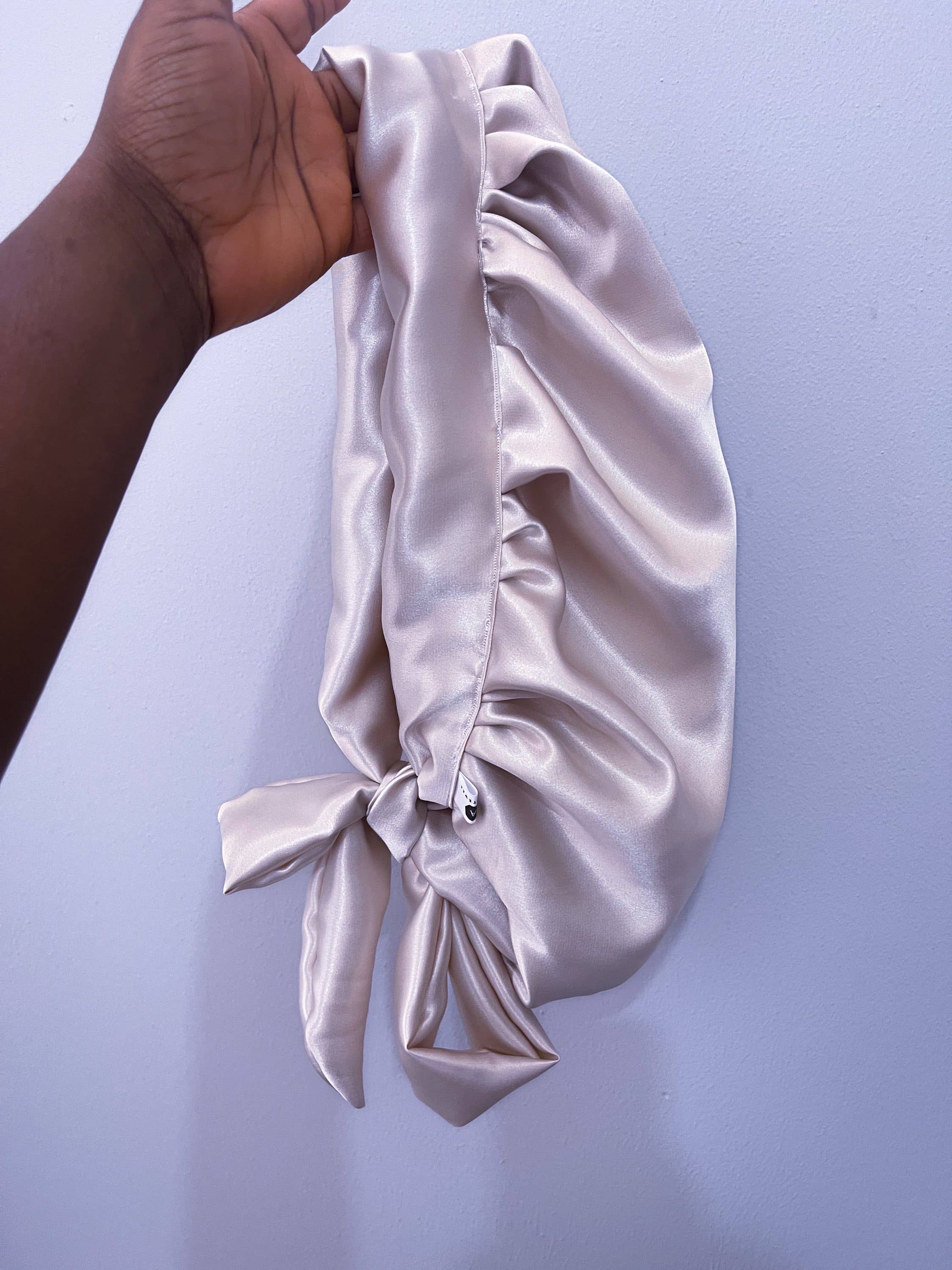 Asantewaa – wholesale Sleep cap / bonnet – women's – Eleonor Reversible Satin Bonnet with Band6