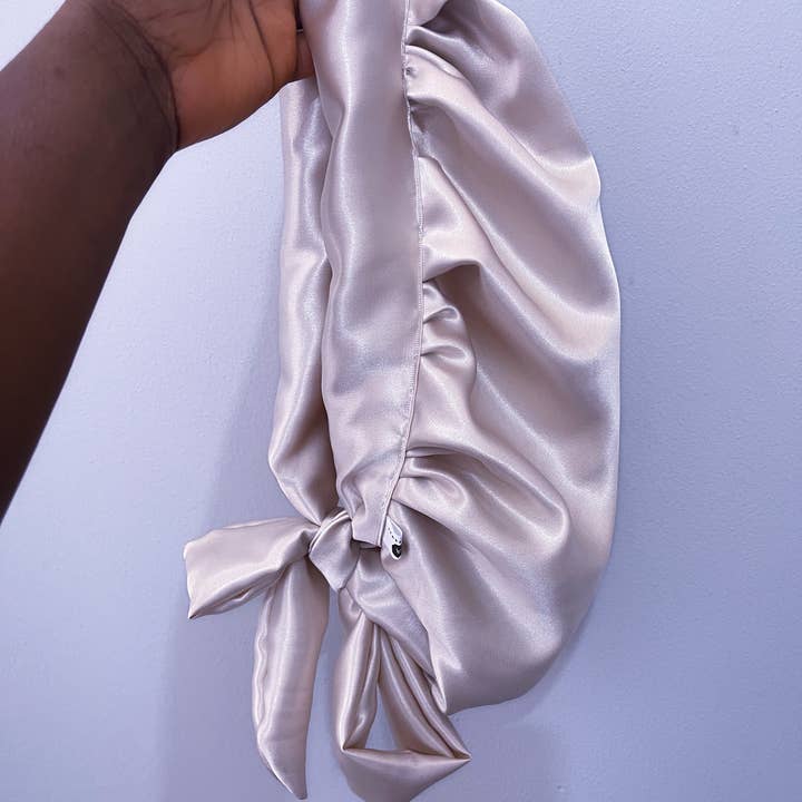 Asantewaa – wholesale Sleep cap / bonnet – women's – Eleonor Reversible Satin Bonnet with Band6