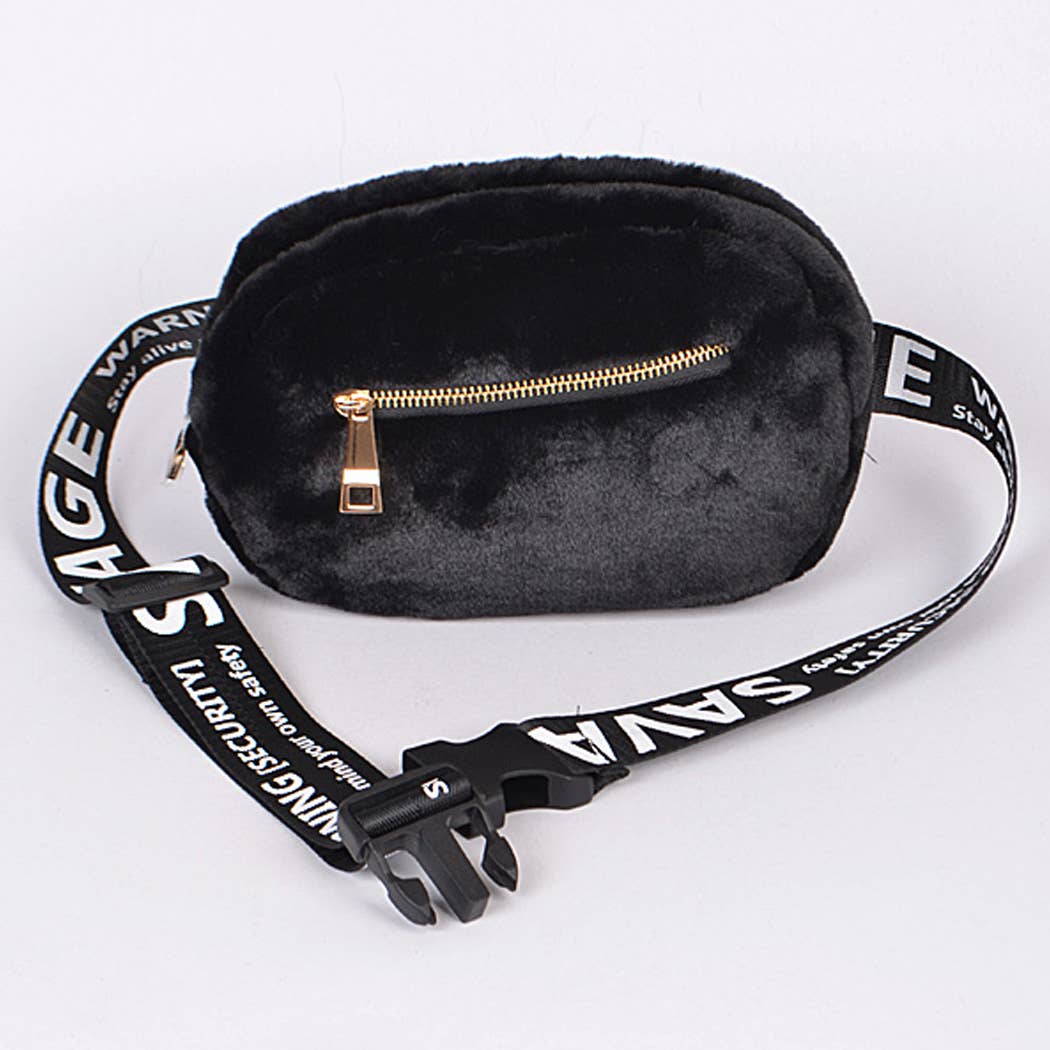 3AM BY H&D ACCESSORIES – wholesale Midjeväska - Dam – Cutie Fuskpäls Fanny Pack1