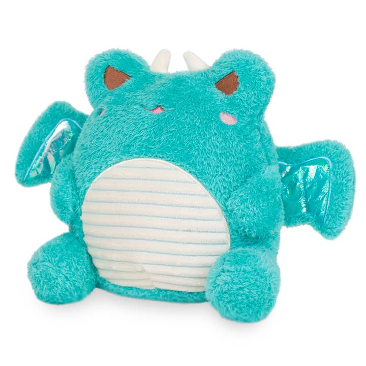 Cuddle Barn, Inc. - Wholesale Stuffed/Plush Toy - Kids & Baby - Teal Dragon Wawa (Cute Kawaii Green Frog Cryptid Plush)