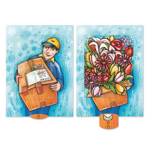 Bärenpresse - Vendita all'ingrosso Biglietti di auguri generici - Biglietto vivente «Post»0