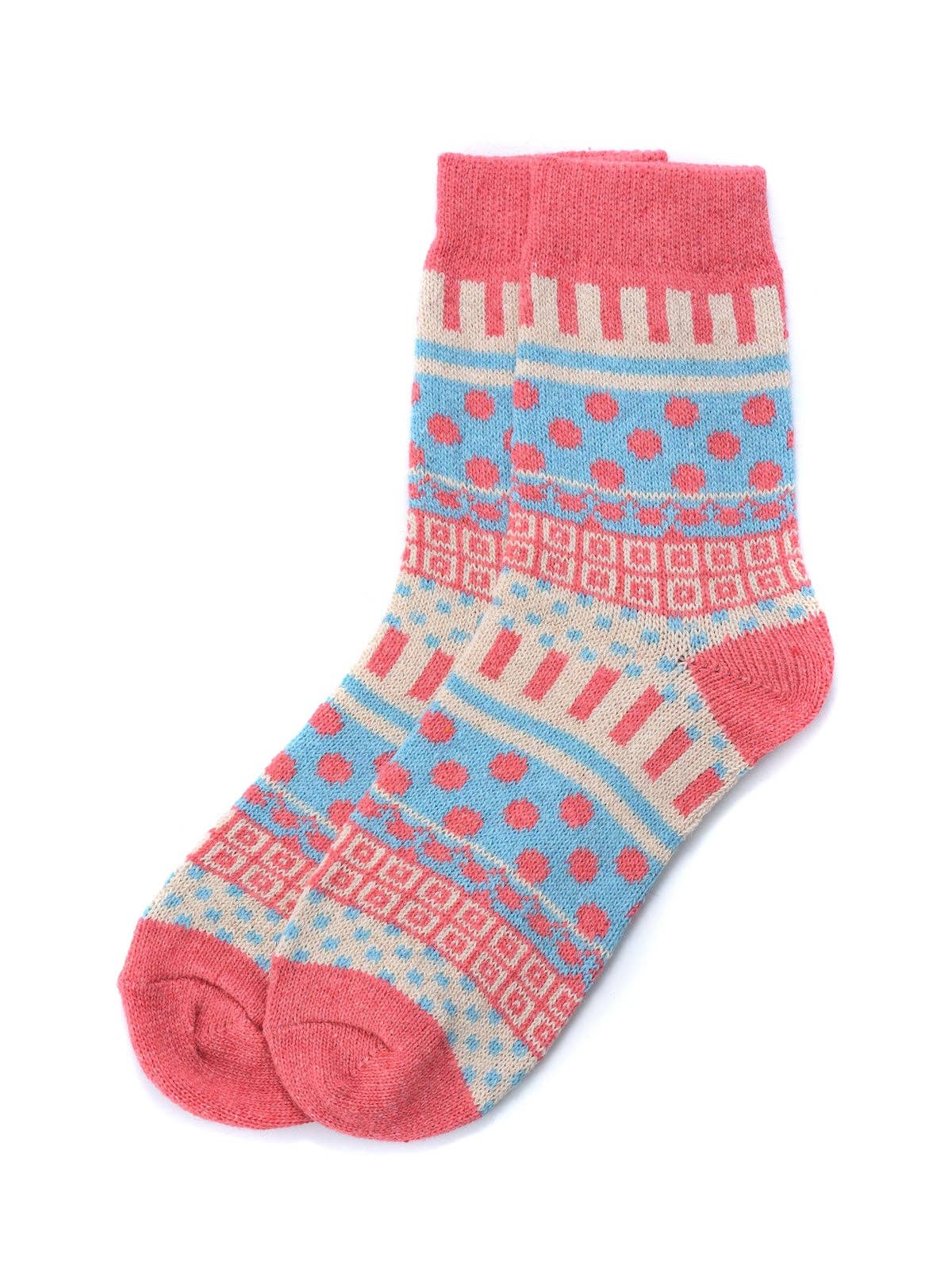 Funkyrel® Atzbranding Limited - Wholesale Socks - Women's - Rufia - 5 Pairs Bohemian Wool-Blend Socks Set5