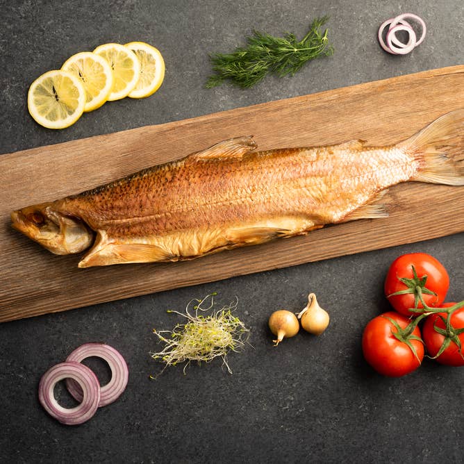 Legend of Jona - Wholesale Fish/Seafood - JONA Whole Hot Smoked Whitefish - Kosher Certified2