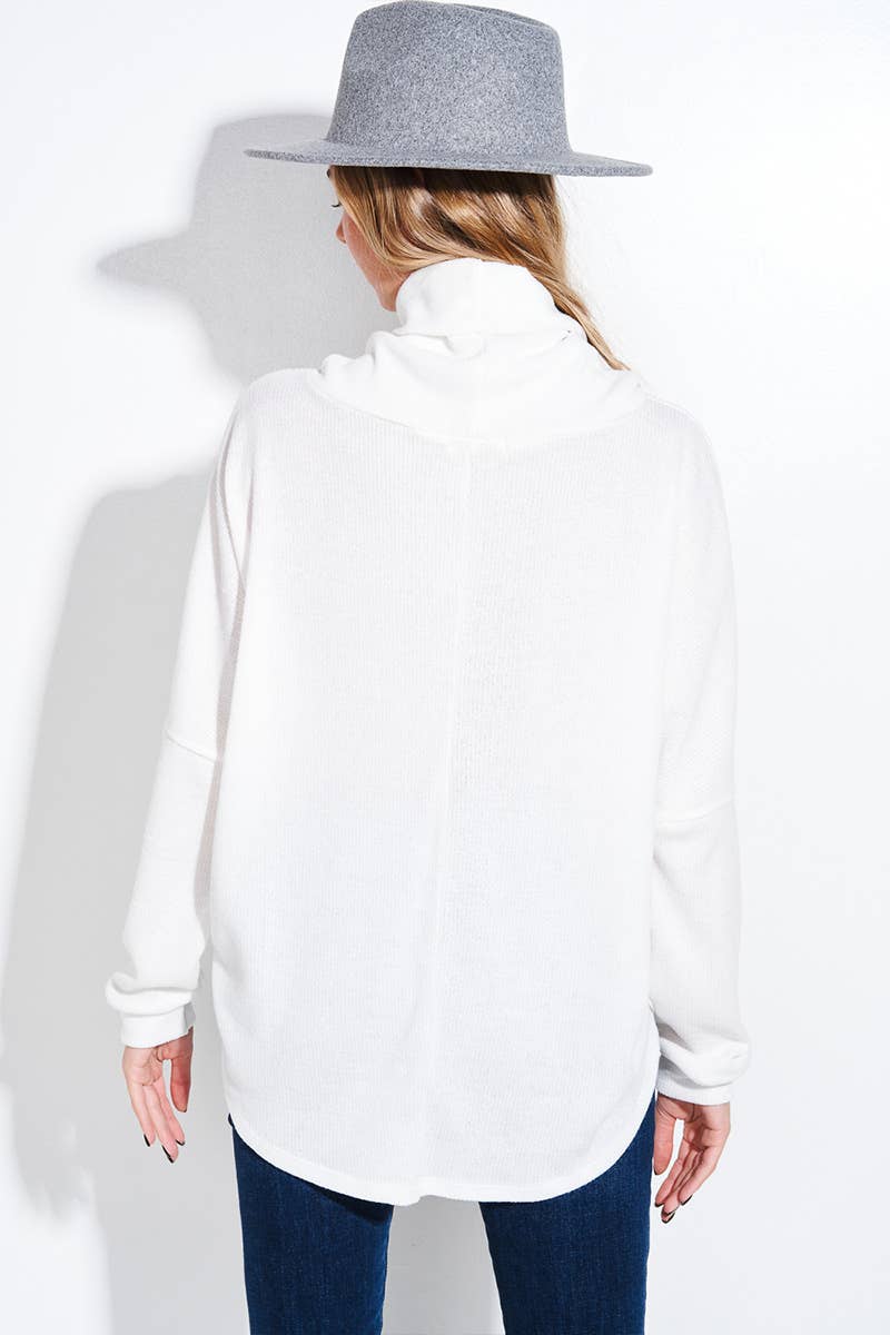 Phil Love - Wholesale Tunic - Women's - T916G9397 - Cowboy Christmas Women's Cowl Neck Knit Top10