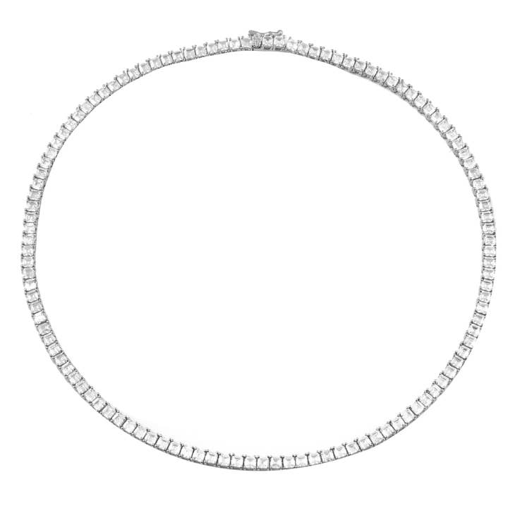 Princess Tennis Necklace for wholesale by JTG Jewelry