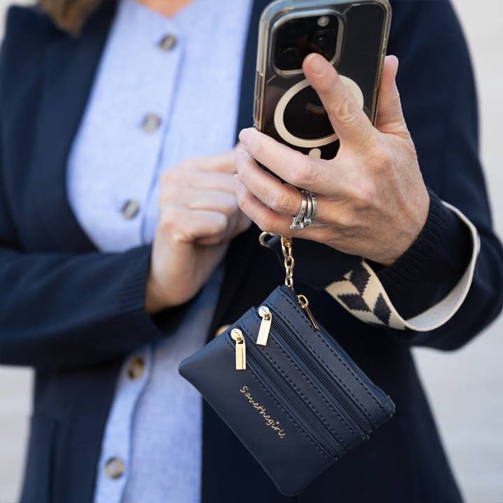 Save The Girls - Wholesale Phonecase Strap - Clip & Go Strap w/Zippered Pouch Chevron16