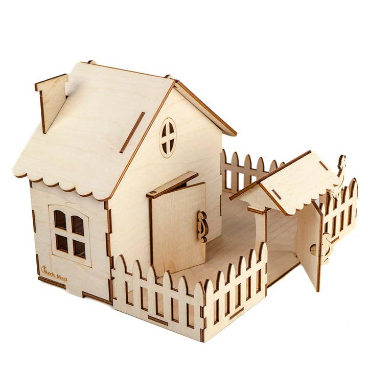 Wooden set Farm, 1:24 for wholesale by Munda Mundi