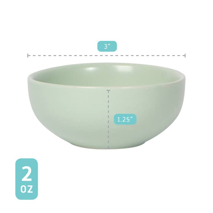 Now Designs by Danica - Wholesale Condiment/Dip Bowl - Leaf Pinch Bowls Set of 6