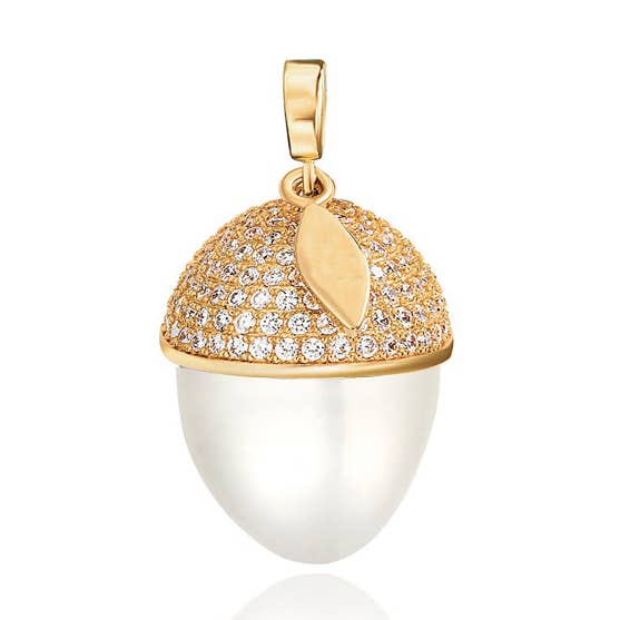 Pendentif Gland Perle d'Or Kagi pour la vente par KAGI