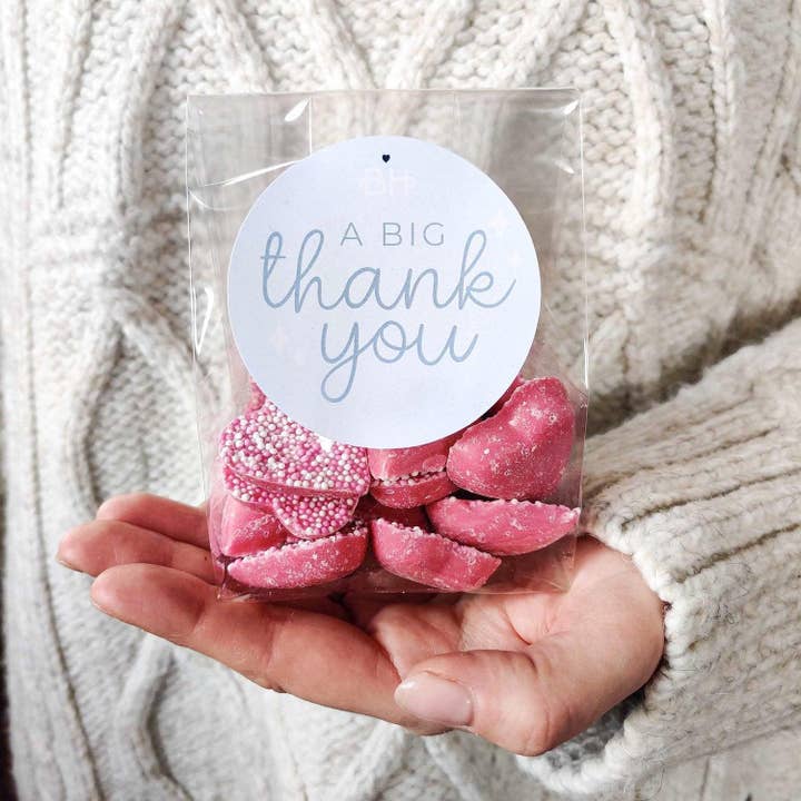 BearHugs - Wholesale Chocolate Covered Sweets - Sprinkles Sweetie Bag - Choose Your Message!20