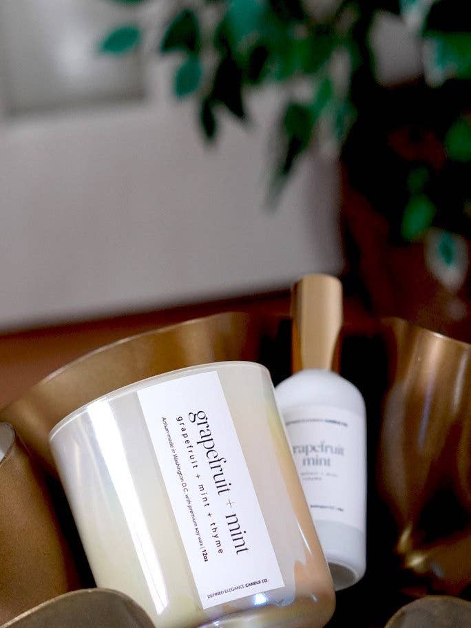 Grapefruit + Menta por atacado de Defined Elegance Candle Co.