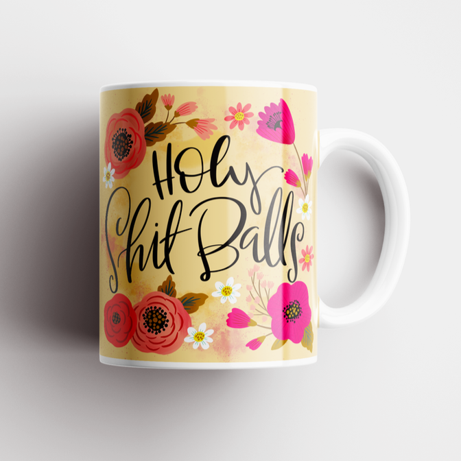 Disrupted Industries - Wholesale Coffee Mug - Holy Shit Balls Mug2