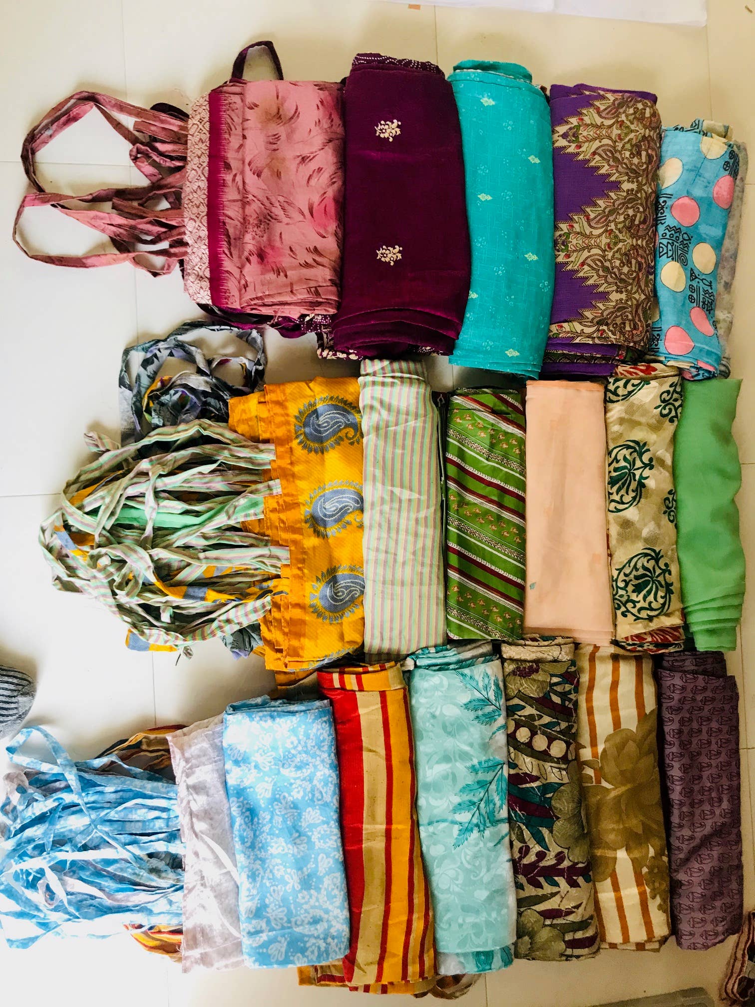 Meghcraft - Vente Pochette cadeau - Sac en soie recyclée - Sacs cabas durables et écologiques en soie7