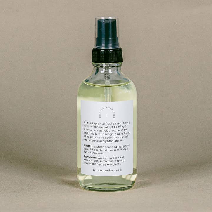 Corridor Candle Co. - Wholesale Room & Linen Spray - Torrey Pines Room + Linen Spray1