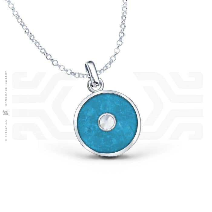 Collier Nazar turchese per la vendita all'ingrosso da parte di ÍNTIKA Jewelry