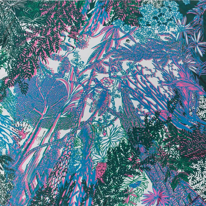 zijde carré 90 - eve cocktail voor wholesale door Petrusse Paris