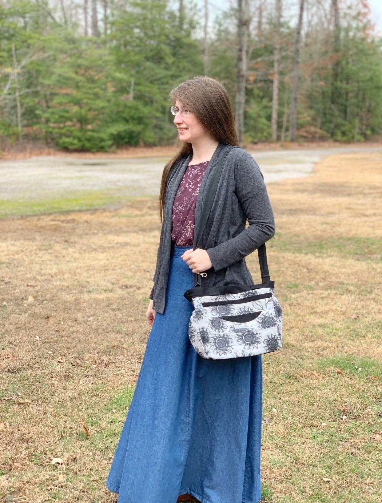 Modesty n Mind - Wholesale Tote Bag - Women's - Sunflower Mini Everything Tote9