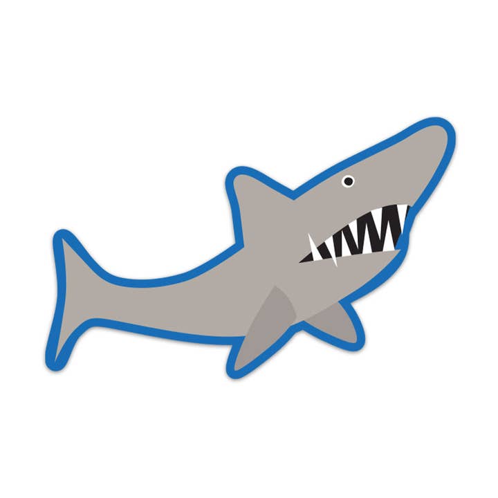 Adesivo con squalo per la vendita all'ingrosso da parte di R. Nichols Stationery & Gifts