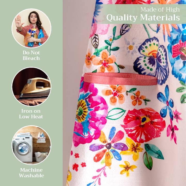 Maison d'Hermine - Design in Every Thread - Wholesale Apron - Apron 100% Cotton -Spring/Summer -Happy Florals -High Summer2