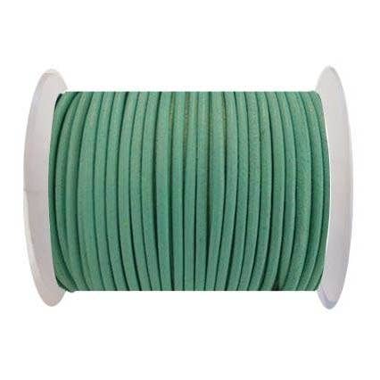 Round Leather Cord 2mm - SE/R/Ocean for wholesale by Sun Enterprises B.V.