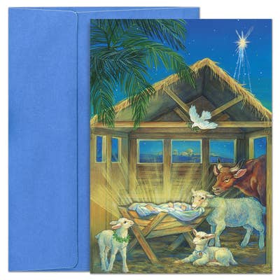 Cartes de vœux en boîte « Away in the Manger » pour la vente par Masterpiece Studios