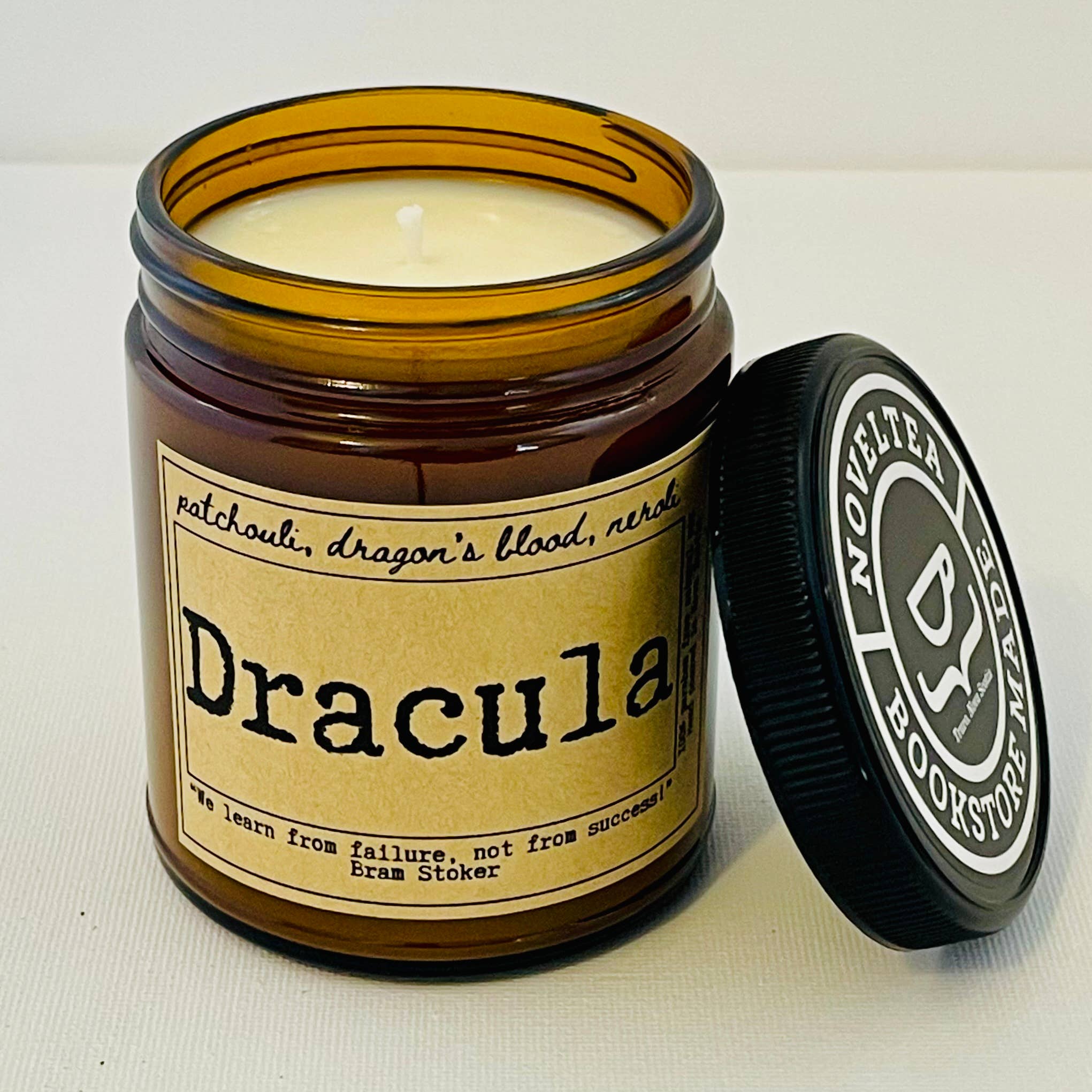 NovelTea Bookstore & Gifts - Wholesale Jar/Filled Candle - Dracula - Incense Scented Candle1