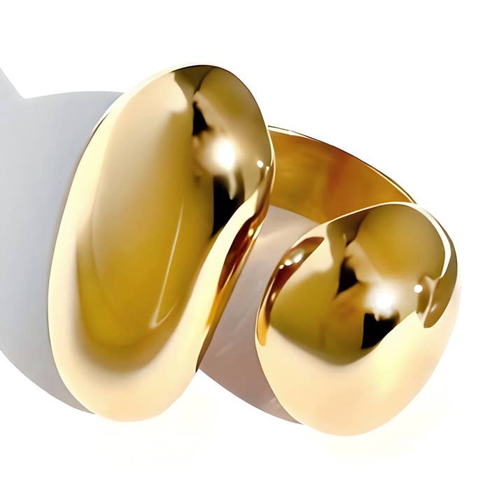 Rafina Ring - Large - Gold for wholesale by BIKO