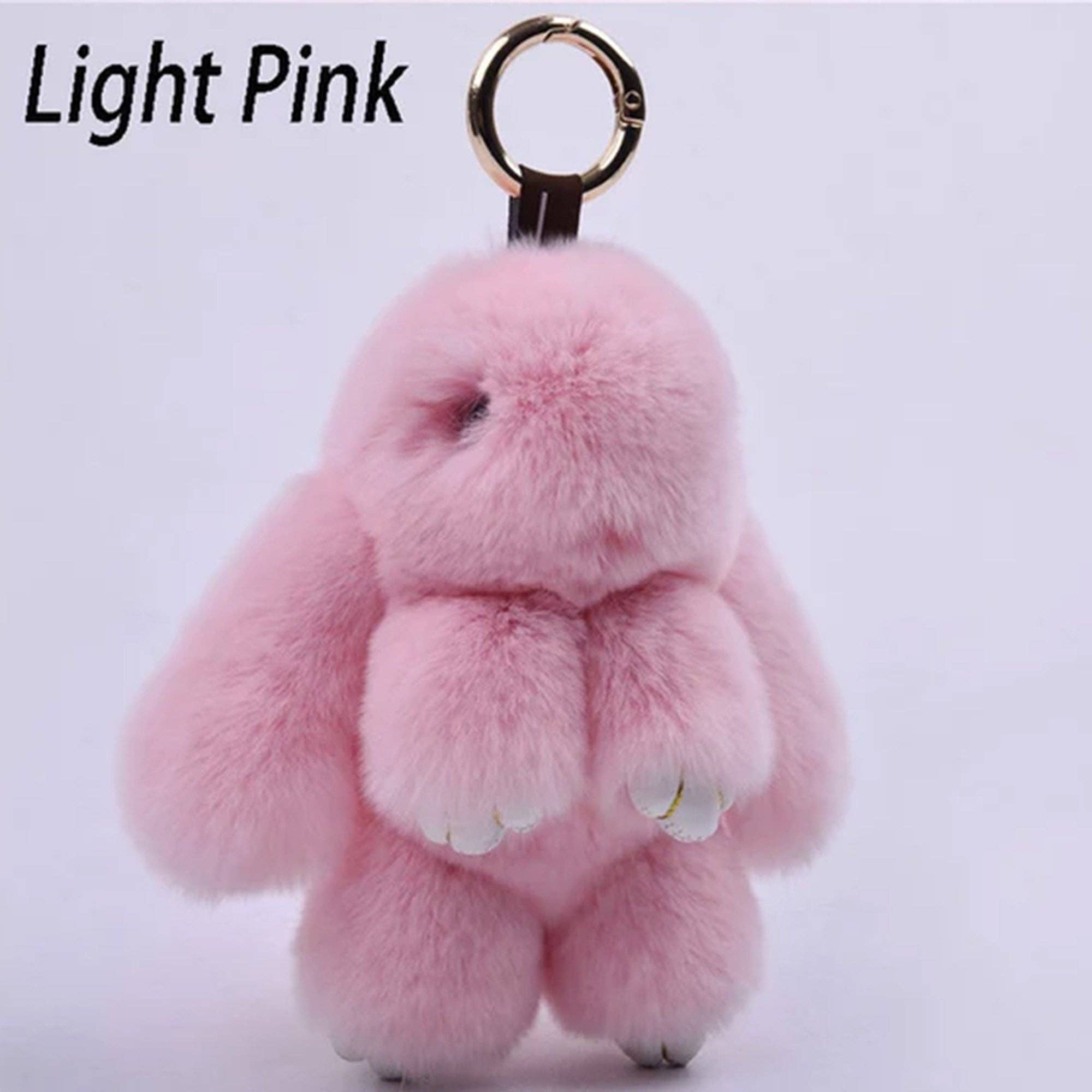 TAPA fashion - Wholesale Keychain – Women's - Small Rabbit Pom Pom Key Chain KC0225-5 (3PC)12