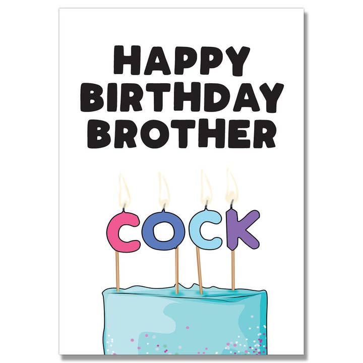Tarjeta Tarta Brother Cock para venta al por mayor de Filthy Sentiments