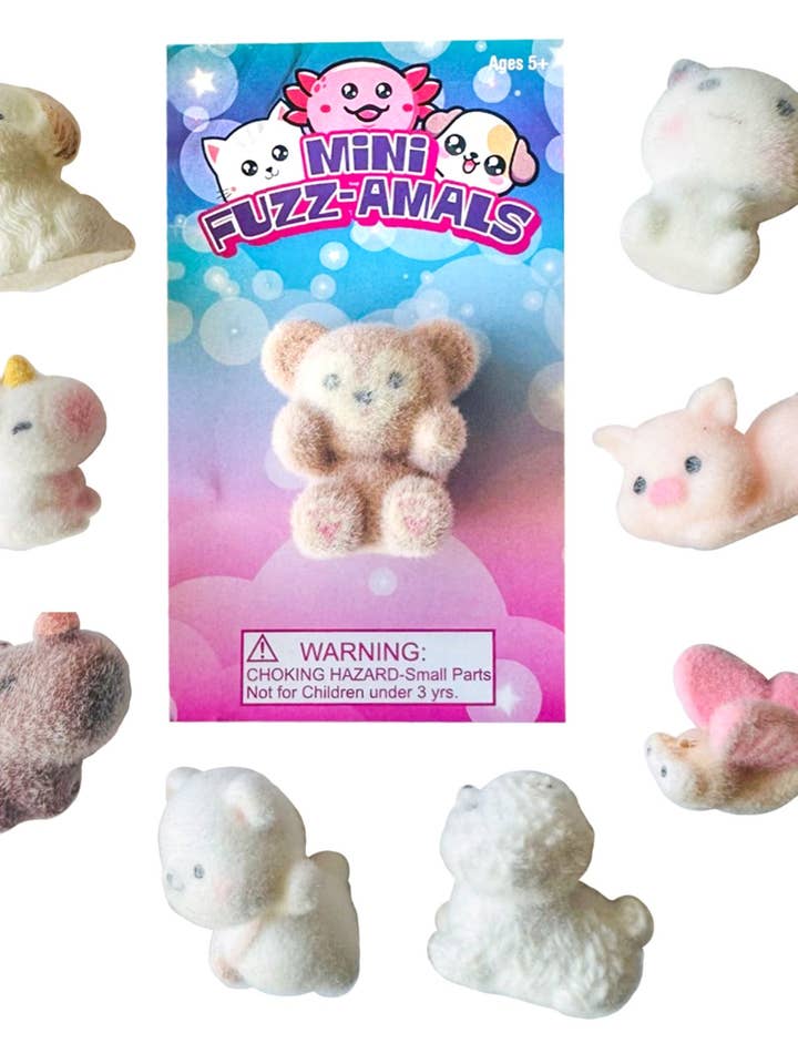 Mini Fuzz-Amals Carded for wholesale by Zorbitz