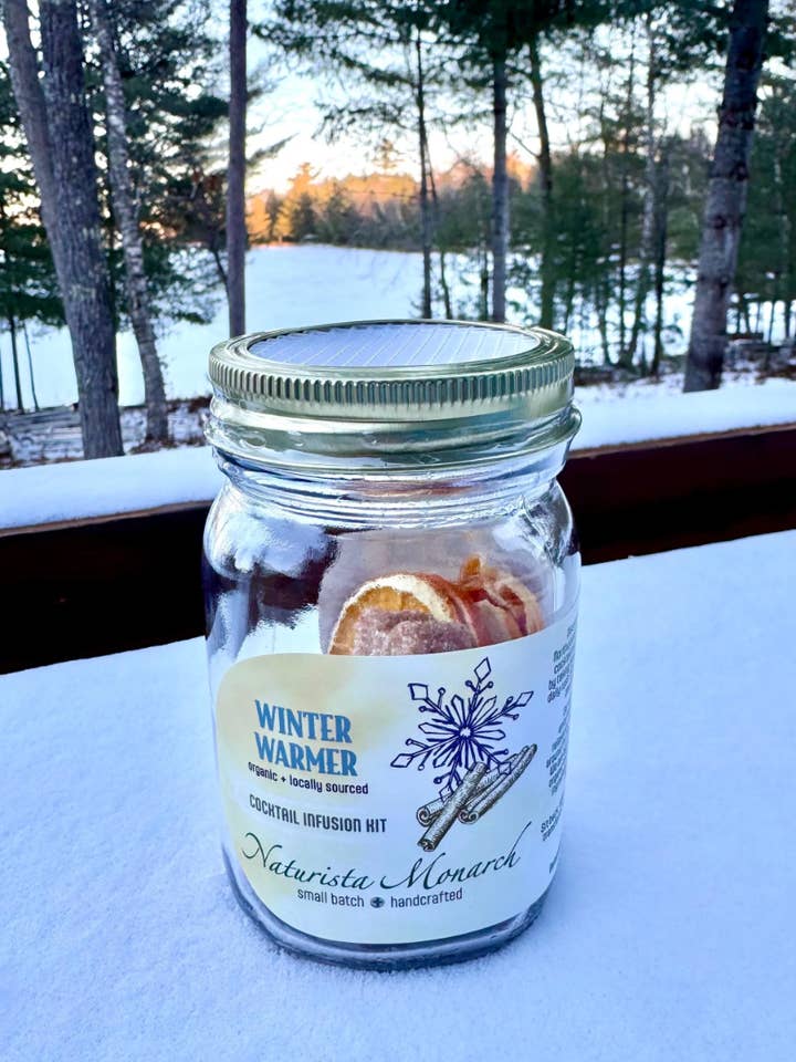 Winter Warmer - Northwoods Handcrafted Cocktail Infusion Jar for wholesale by Naturista Monarch
