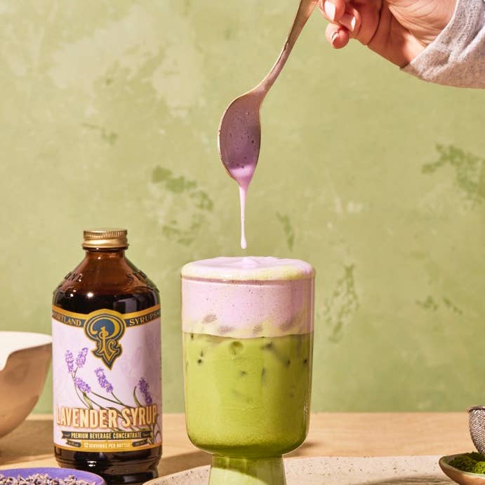 Portland Syrups - Vendita all'ingrosso Mix/sciroppo per cocktail - Sciroppo alla lavanda 12 once - miscelatore per bevande analcoliche e cocktail2