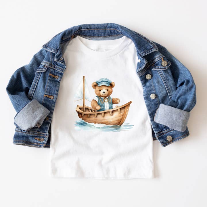 Sailor Teddy Tee for wholesale by ChubbyBubbyBear