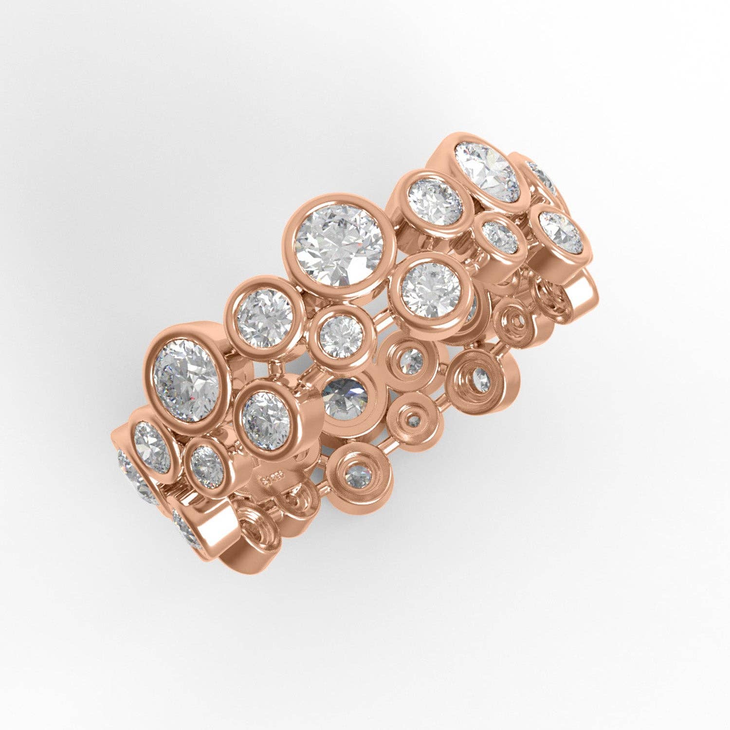 Star Joya – Großhandel Verlobungsringe – 3MM runder Moissanit 925 Silber Verlobungsring10