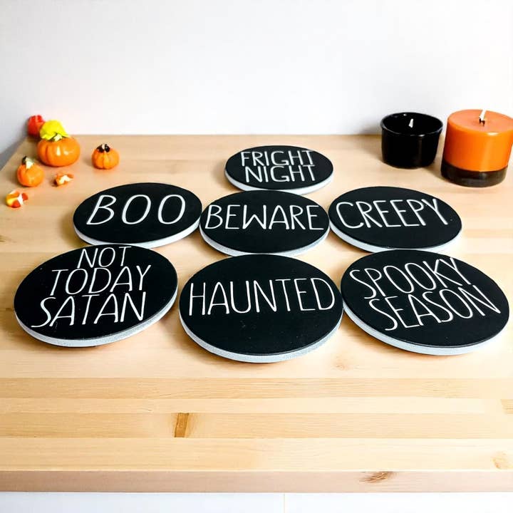 Gia Roma - Wholesale Coasters - Sale - Fall & Halloween Ceramic Coaster Sets Unique & Chic43