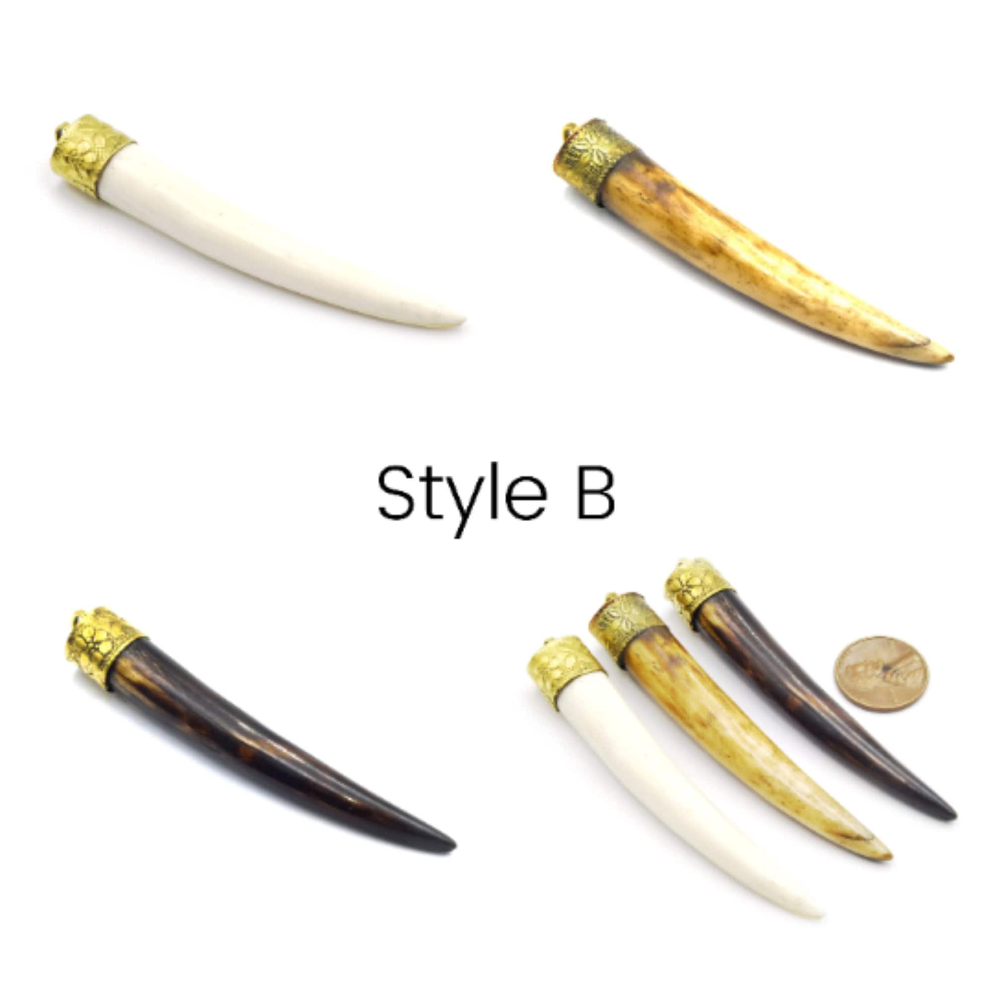 Only Beads - Vente Breloques/médailles personnalisées - Pendentifs en os de bœuf pour création de bijoux2