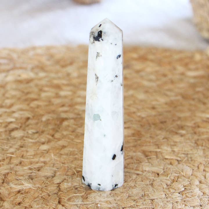 Rainbow Moonstone Obelisk - 7.5-10 cm for wholesale by Bamboon