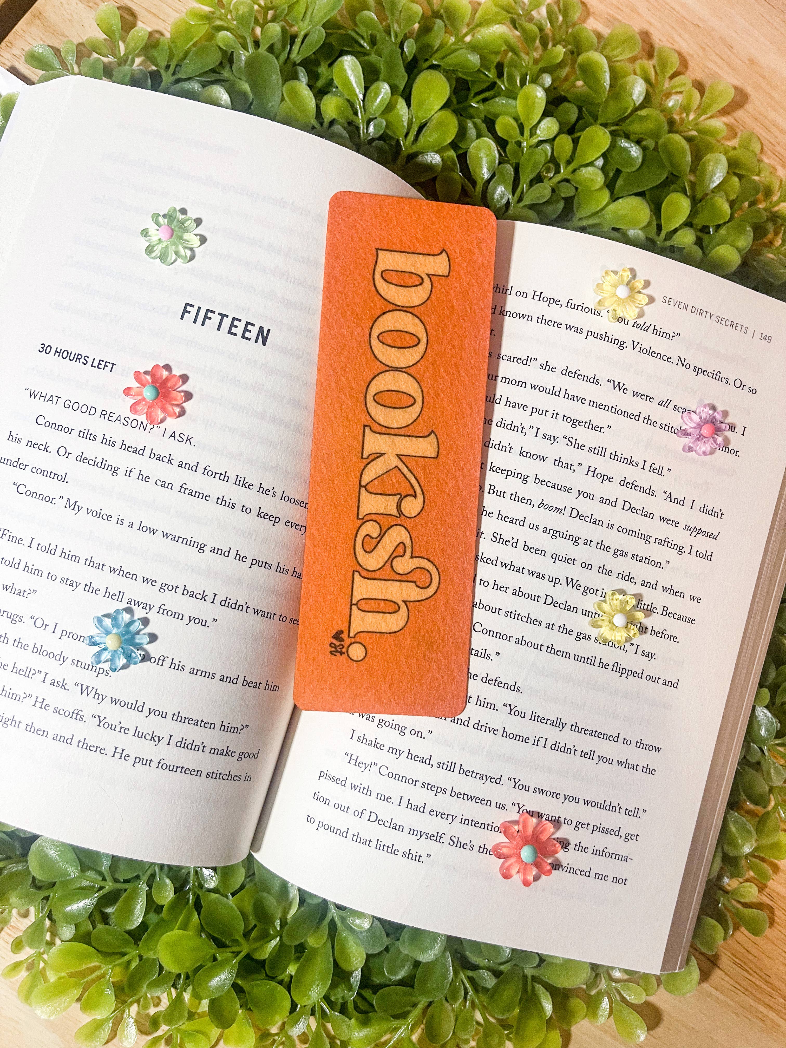 Sharp Thoughtlings - Vente Marque-page - Livresque. Marque-page monochrome en feutre9