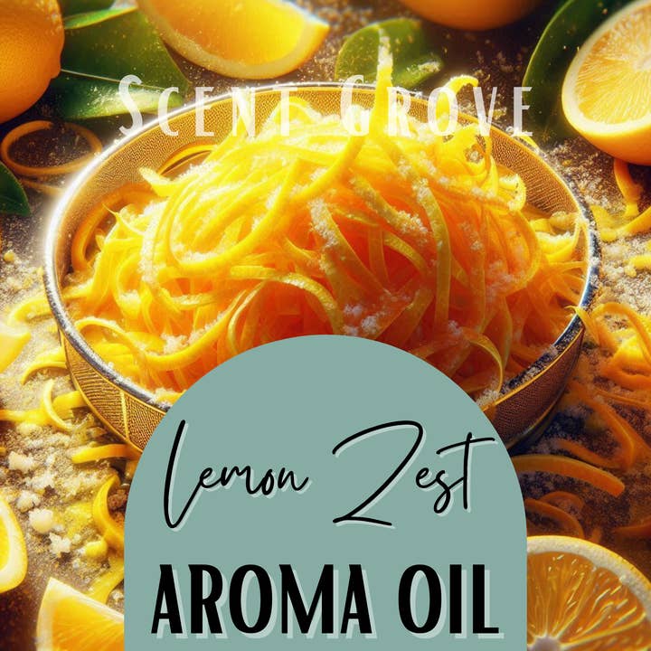 Lemon Zest Aroma Oil 10ml Dripolator bottle - 100% Concentrated for wholesale by Scent Grove