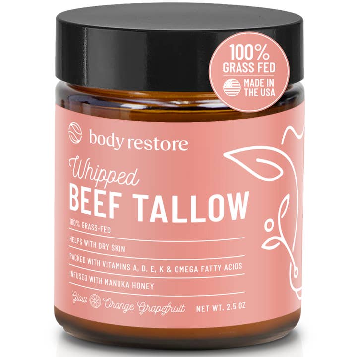 Whipped Beef Tallow - Orange Grapefruit for wholesale by body restore