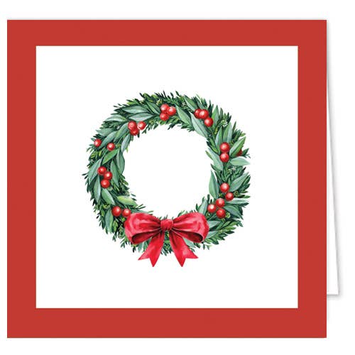 Tarjetas de Envoltorio de Regalo en Stock | Guirnalda de Bayas para venta al por mayor de WH Hostess Social Stationery