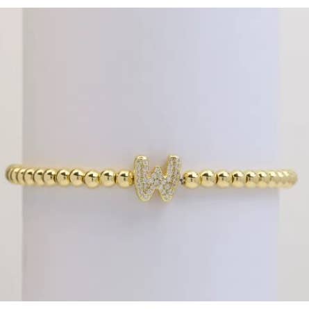 Malibu Sugar – Conjunto de joias por atacado – Pulseiras com Contas Douradas com Iniciais Perfeitas para o Natal!!15