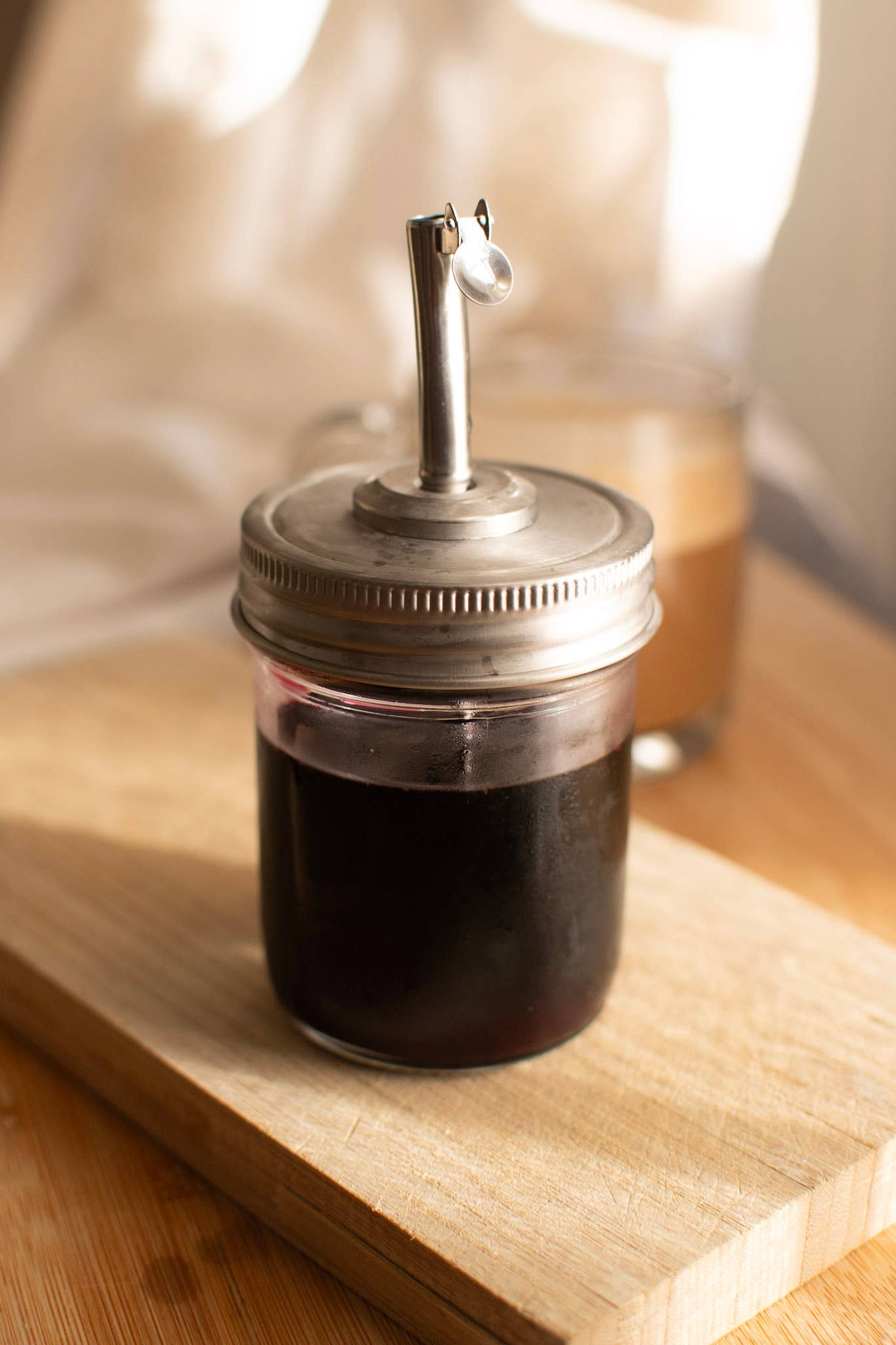 Zefiro - Vendita all'ingrosso Dispenser olio/aceto - Mason Jar - Beccuccio con chiusura automatica5