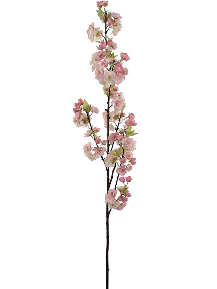 3-Pack: Pink Cherry Blossom Spray 45-Inch Silk Flowers for wholesale by Larksilk